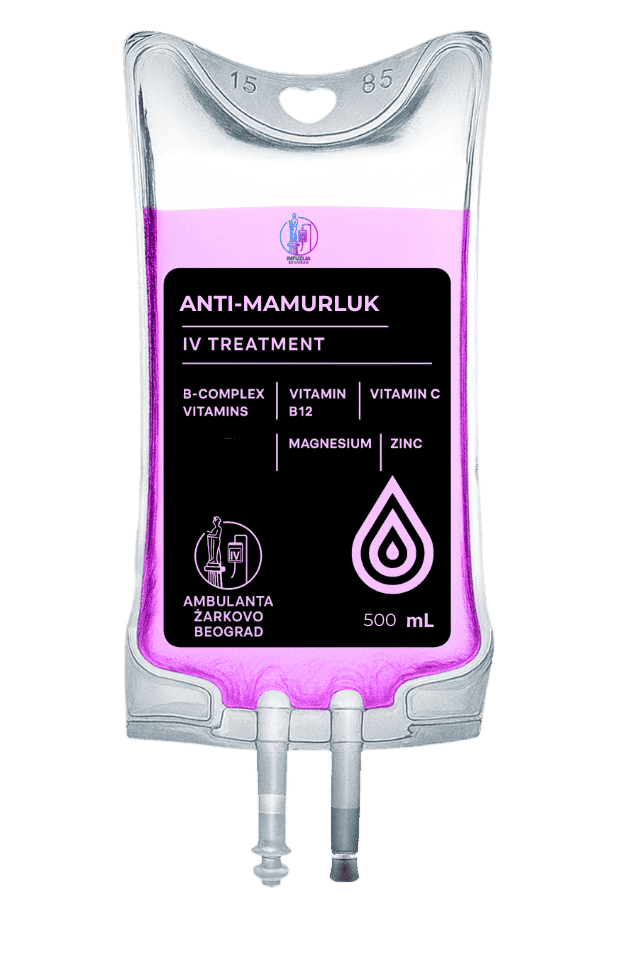 Anti-mamurluk infuzija kod kuće Beograd