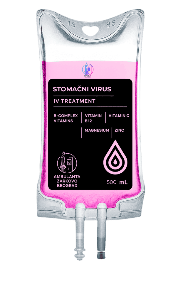 Infuzija za stomačni virus – IV terapija, kućna infuzija u Ambulanti Žarkovo Beograd